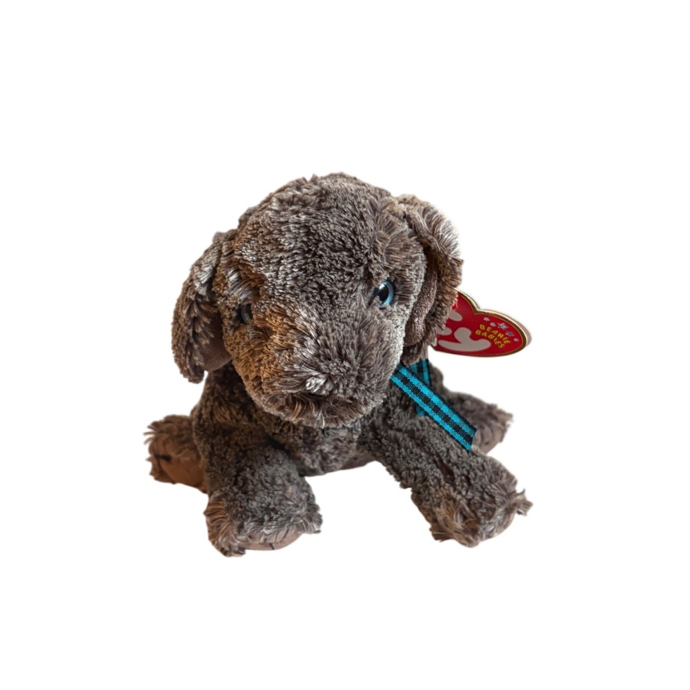 Ty Beanie Babies Frisbee the Dog Brown Plush 2001 DO NOT BUY
